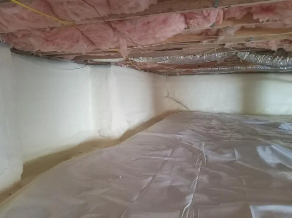 Crawl space encapsulation with closed-cell spray foam for Roof Maintenance in Orrville